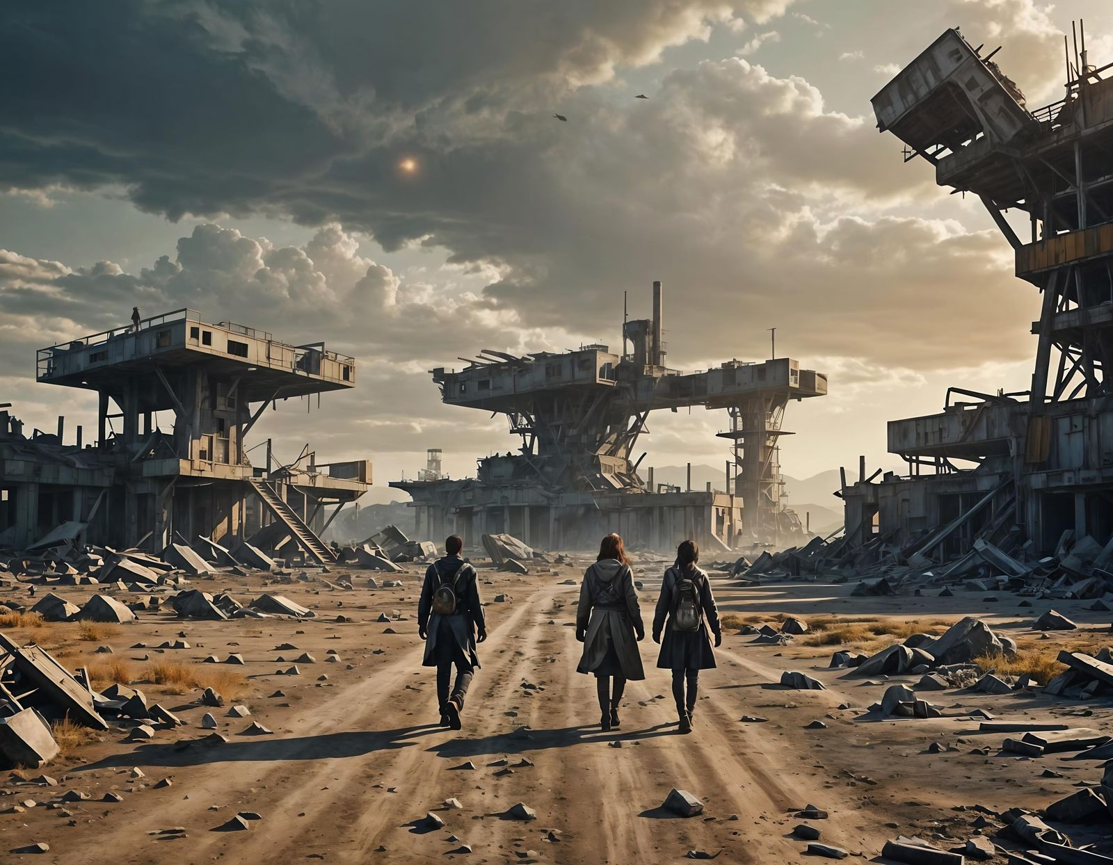 Post-Apocalyptic Science Base: Last People on Earth