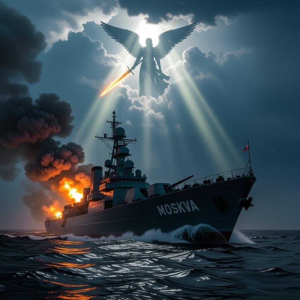 Divine Retribution: Moskva Sinks Under Archangel Michael's G...