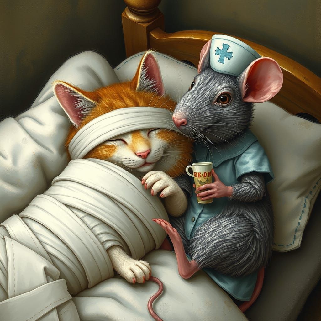 Whimsical Feline Care in Fantastical Style