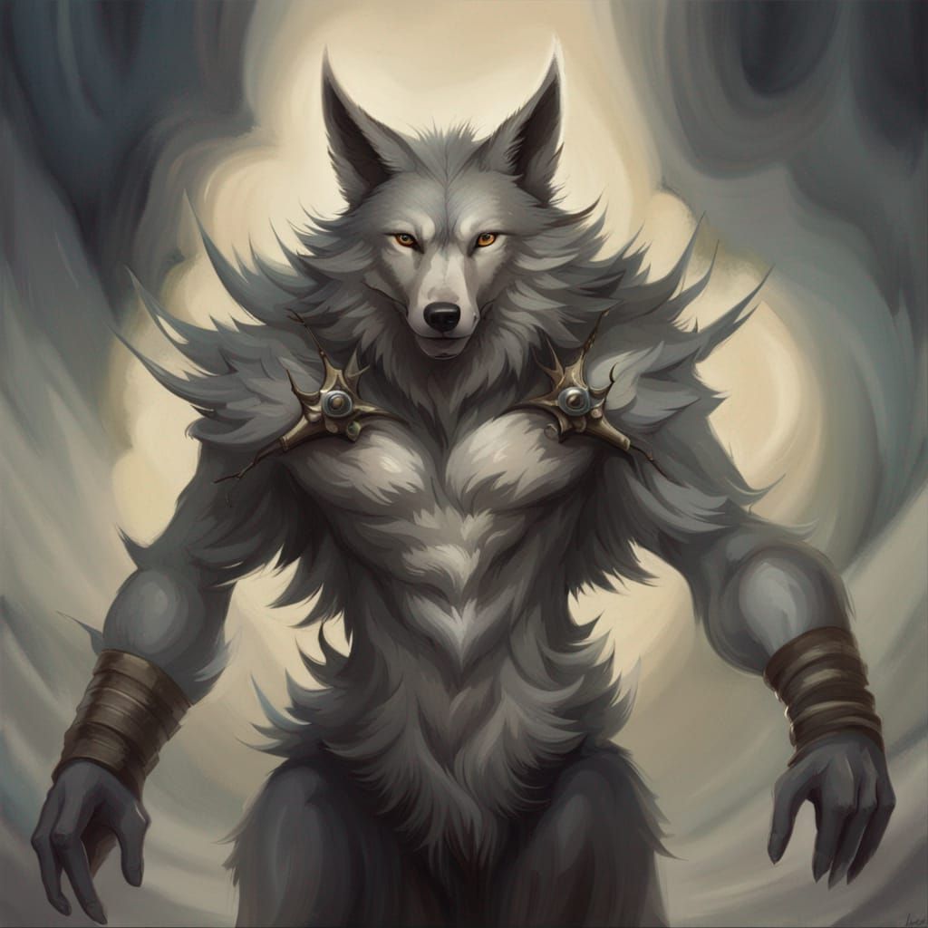 Anthropomorphic Wolf Image
