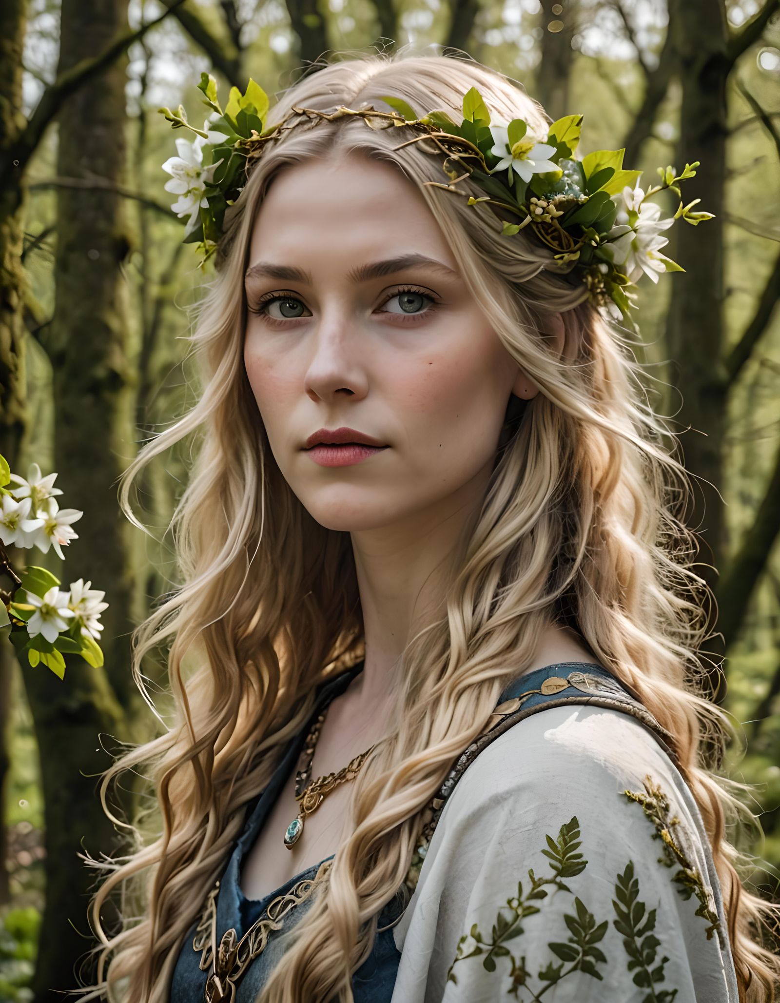 Idun: Norse Goddess of Spring Portrait