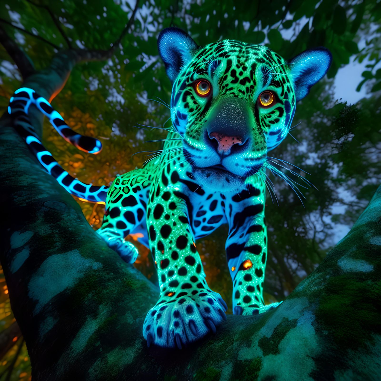 Did You Know Jaguars Glow Under Blacklight?