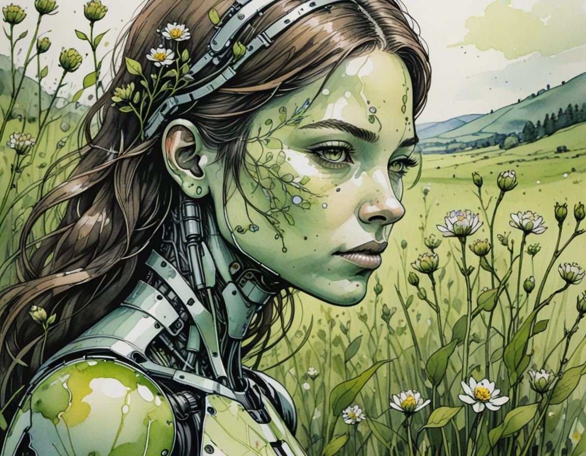 Cyborg Goddess in Spring Awakening