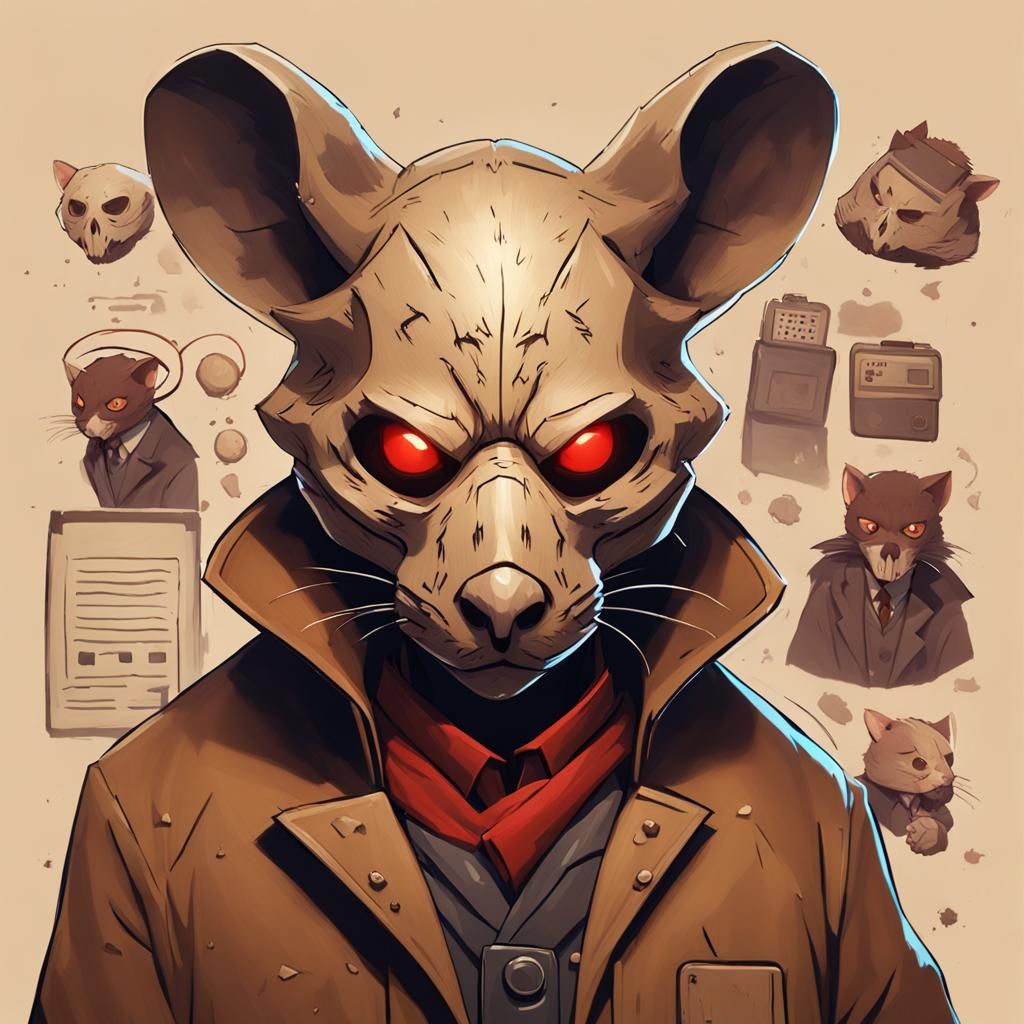 Ratfolk Detective on the evil side