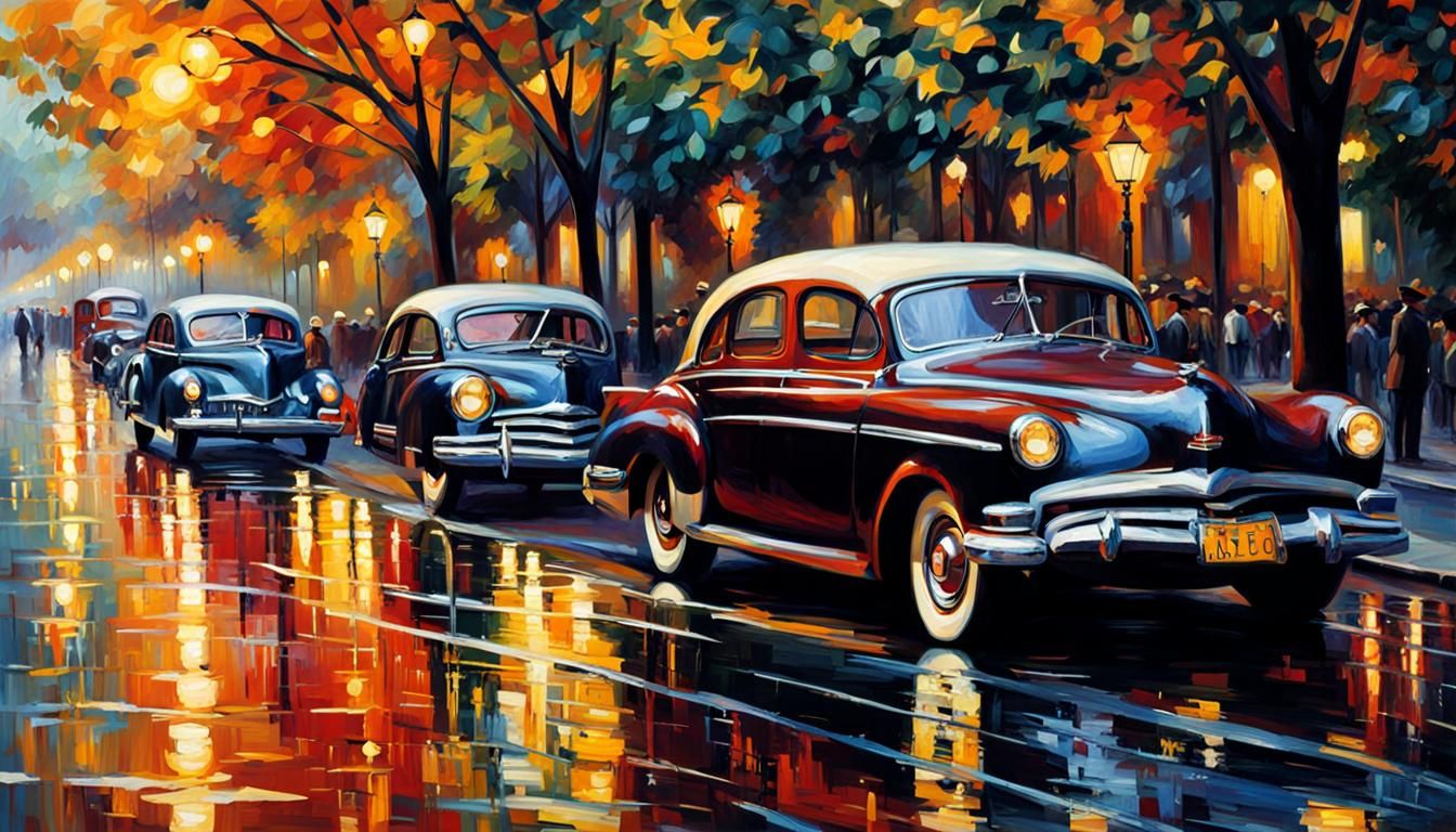 Detailed Impressionism Picture as Film Still