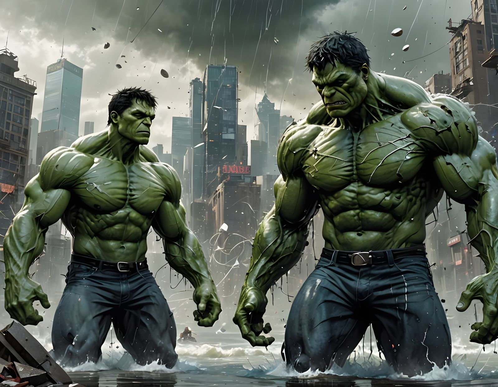 Marvel Heroes: Hulk, Namor, and Silver Surfer