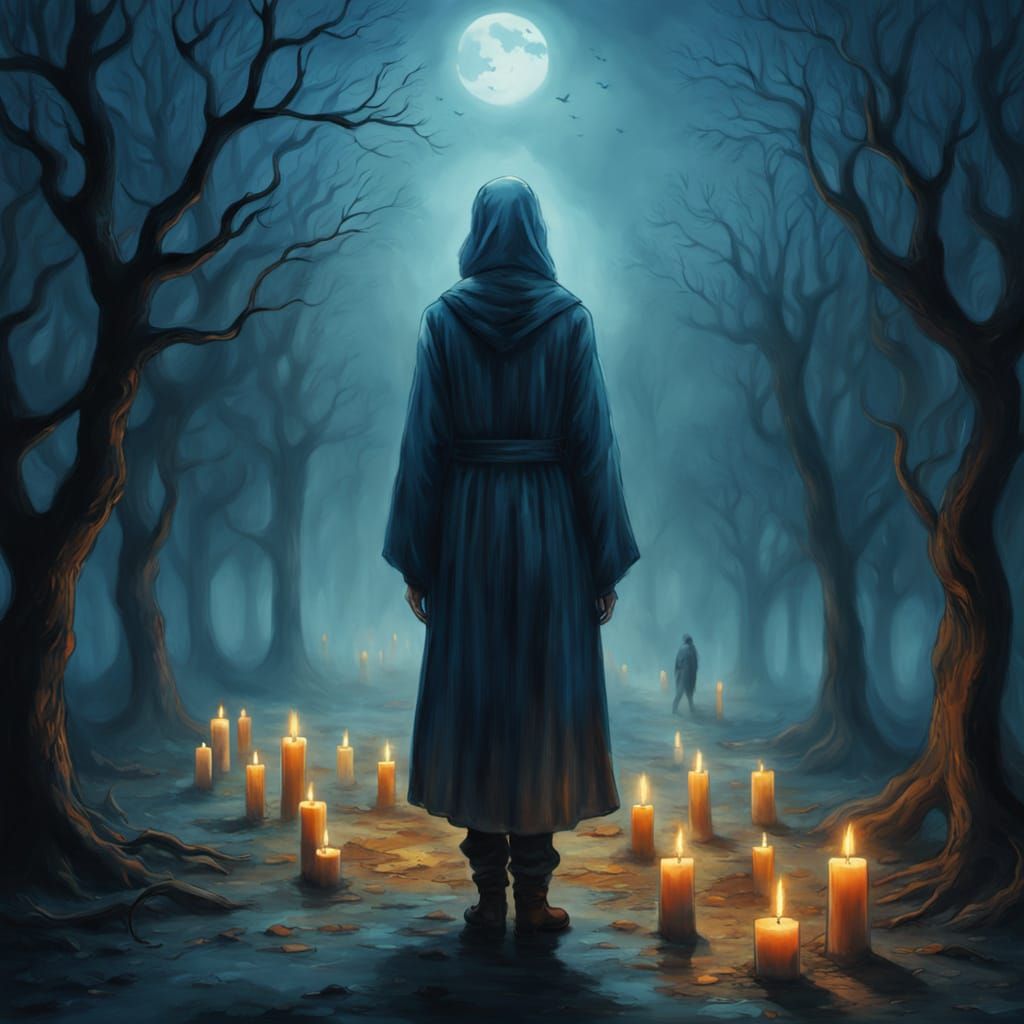 Mystical Realm: A Lost Soul's Journey in Surrealism