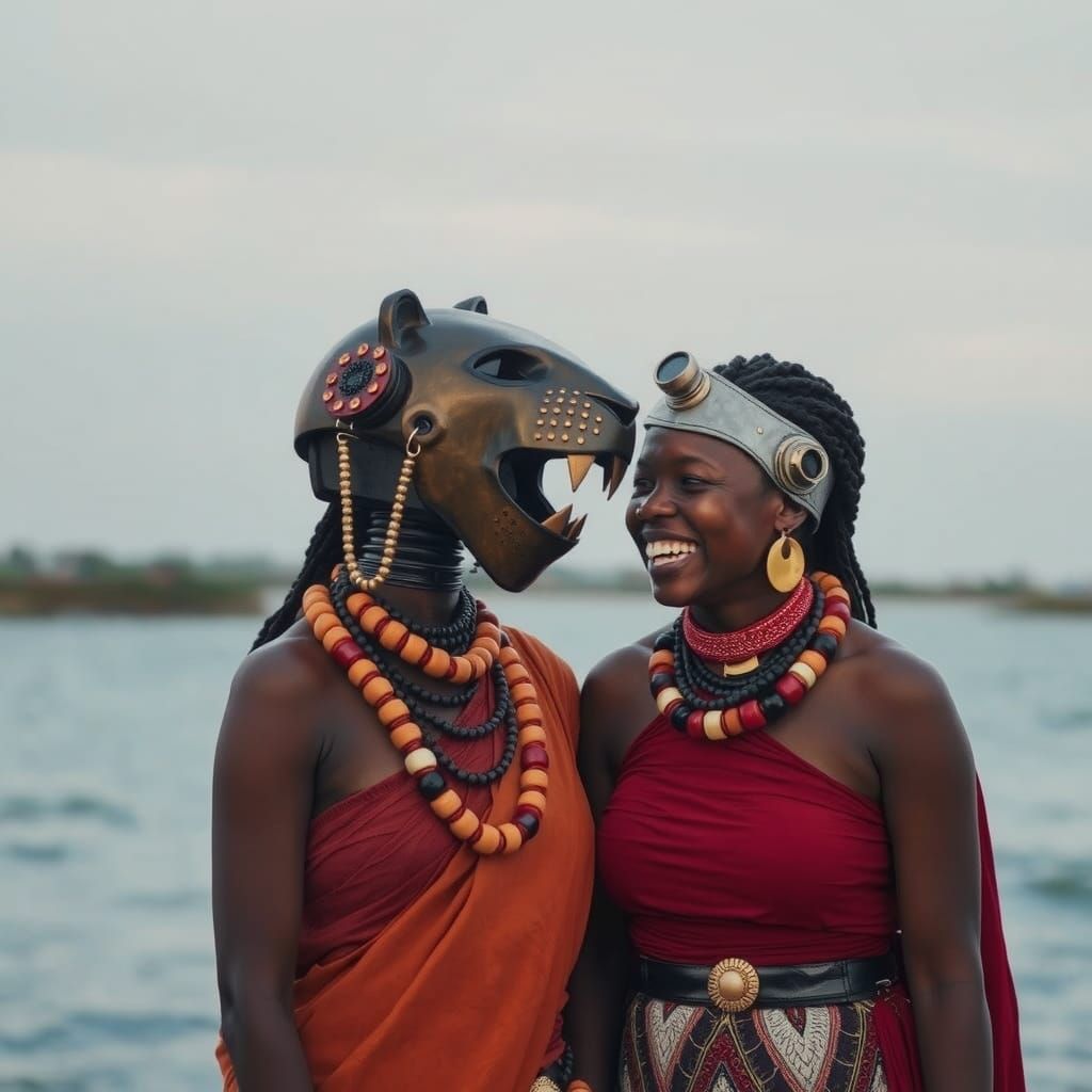 Masai Women and Cyborg Lion: An Afrofuturistic Vision