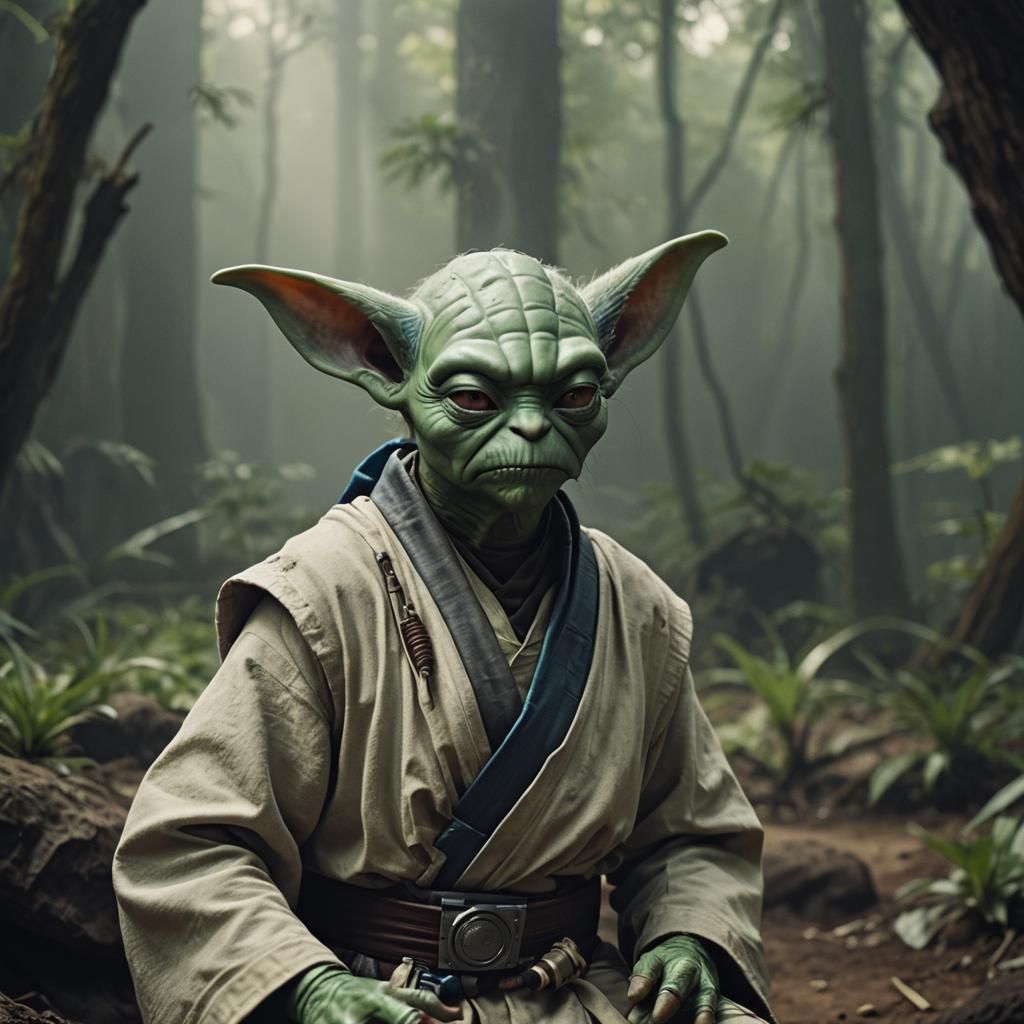 Cinematic Alien Hybrid: Twi'lek, Rabbit, Predator Mashup