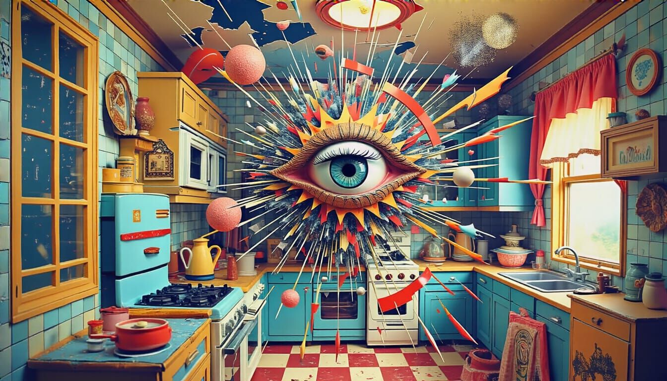 kinetic sculpture as a miniature through the wrong end of ca...