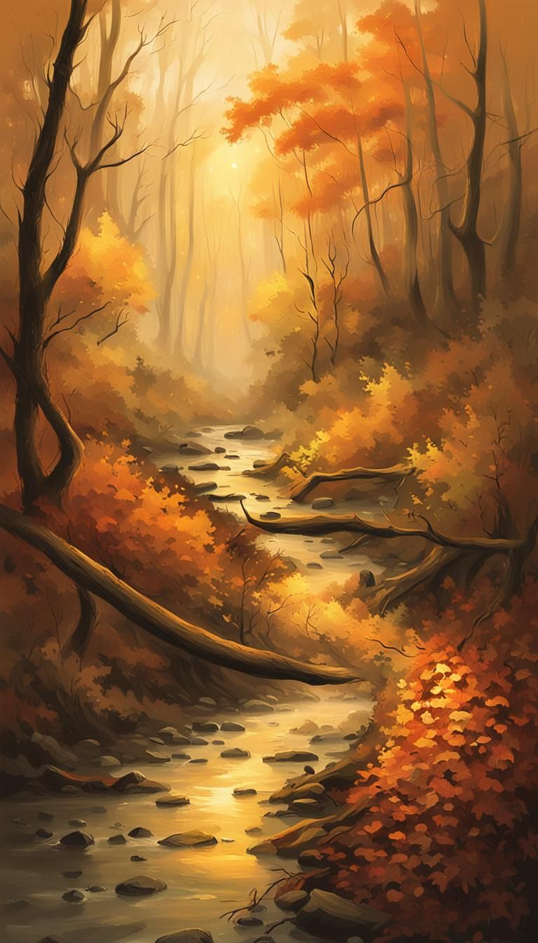 Amazon Forest Tornado in Impressionist Style