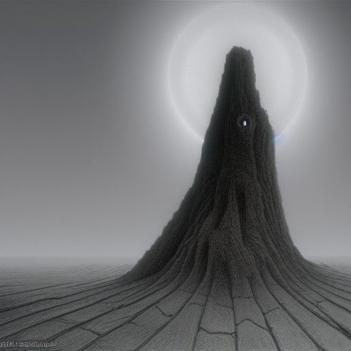 Beksiński-Inspired Dark Academia Digital Art