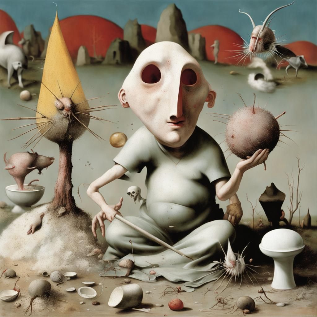 Bosch-Inspired Absurd Carnage and Conceptual Mayhem