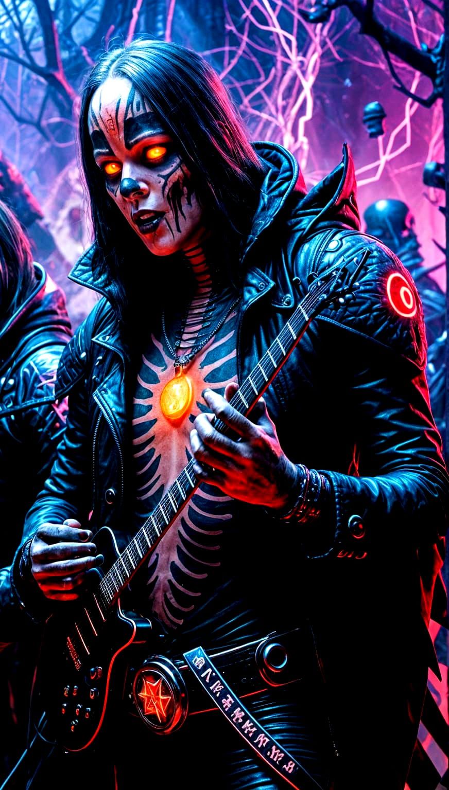 Undead Goth Punk Rock Band 'Autopsy' in Dark Fantasy