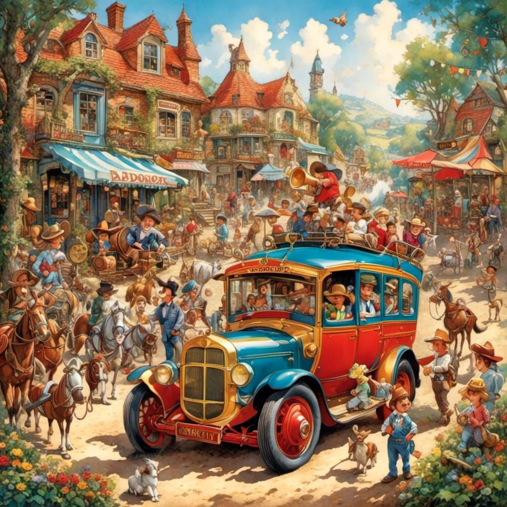 Honky Tonk Badonkadonk: A Painterly Fairy Tale