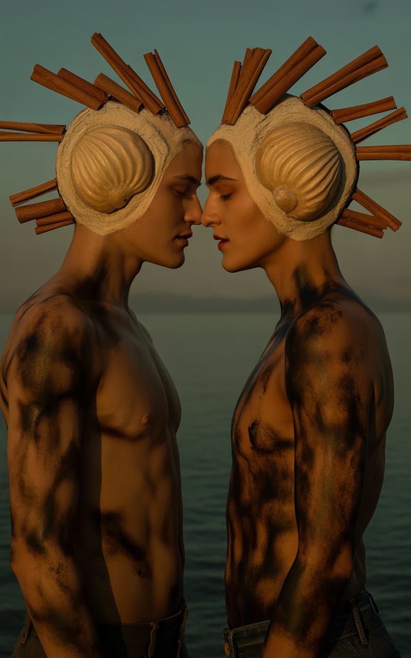 Where They Touched Split-Infinity in Their Clothes Carved fr...