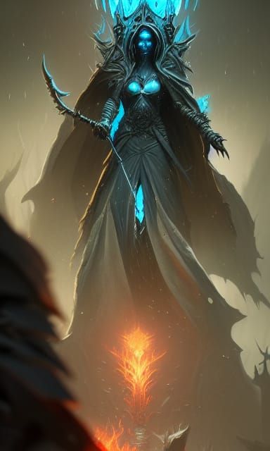 Lich Queen: Dark Fantasy Masterpiece in 8k