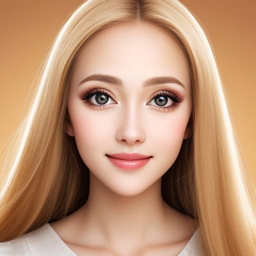 Portrait of Smiling Person with Doe Eyes