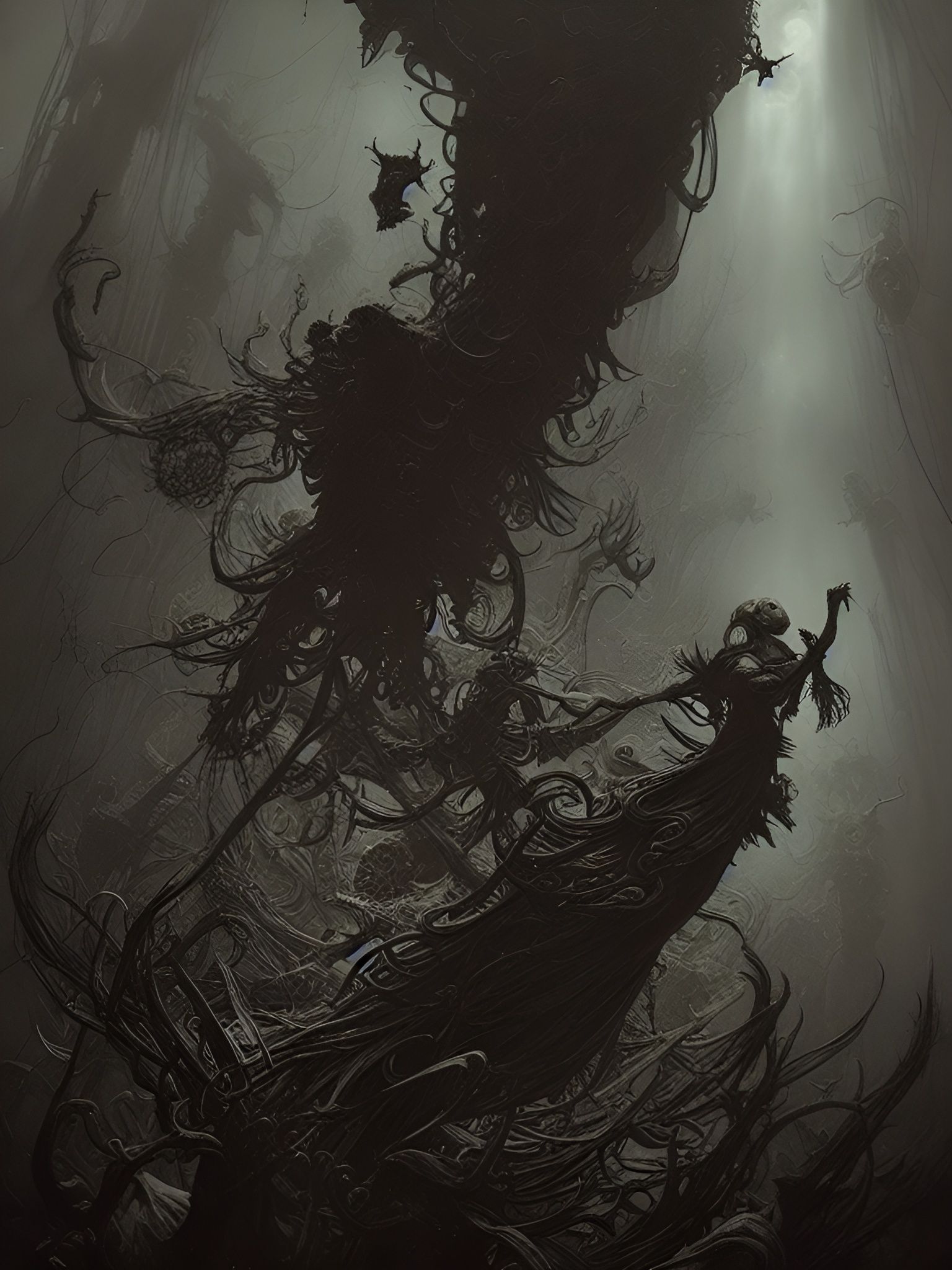 Terrifying Macabre Horror Art in Hyperrealism