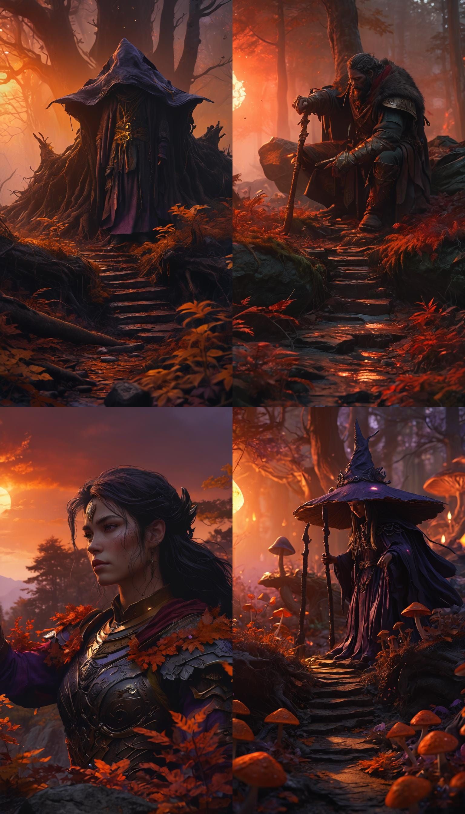 Dark Fantasy Art: Volumetric Lighting and Deep Color