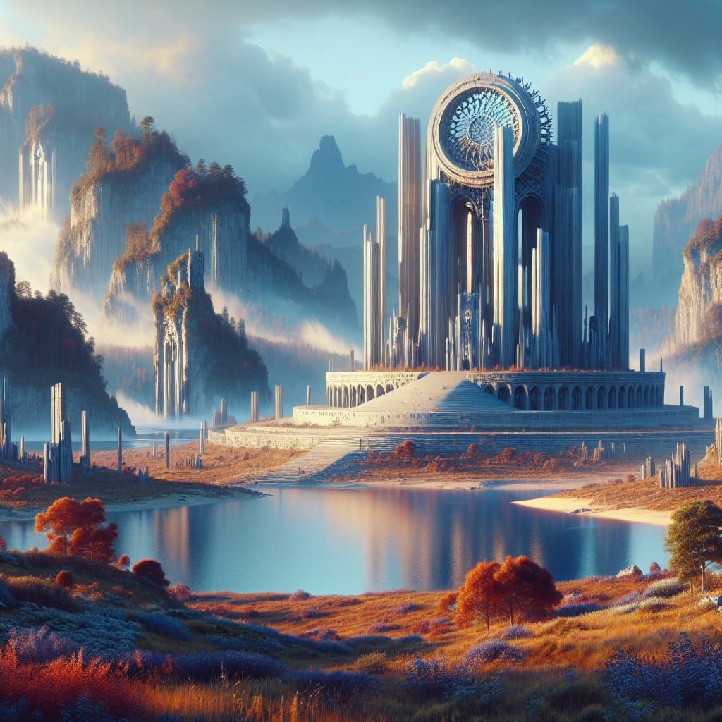 Memorial to Fallen Humans in Pacifist Utopia