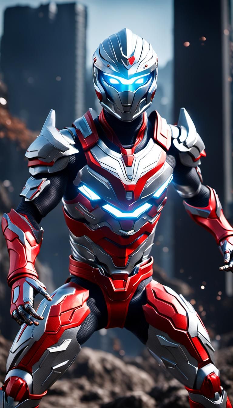 Ninja Ultraman: 3D Game Cinematic Graphics