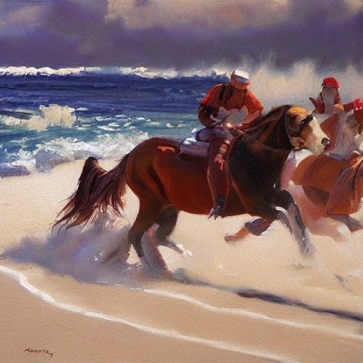 Sussy Partickles in Oil Painting Style