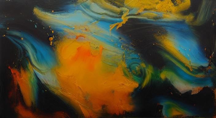 Vibrant Abstract Expressionism in 8K Resolution