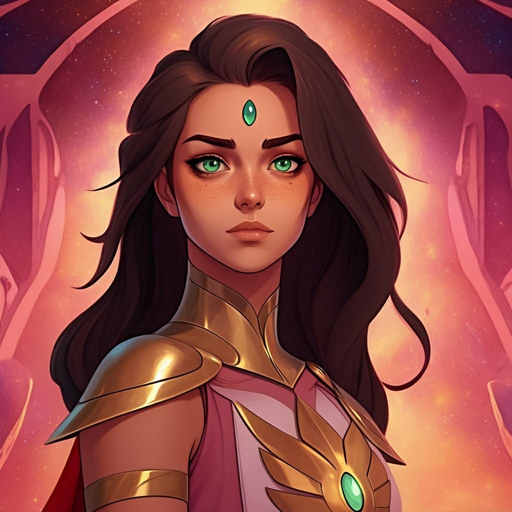 Inanna as She-Ra: Anime-Inspired Digital Illustration