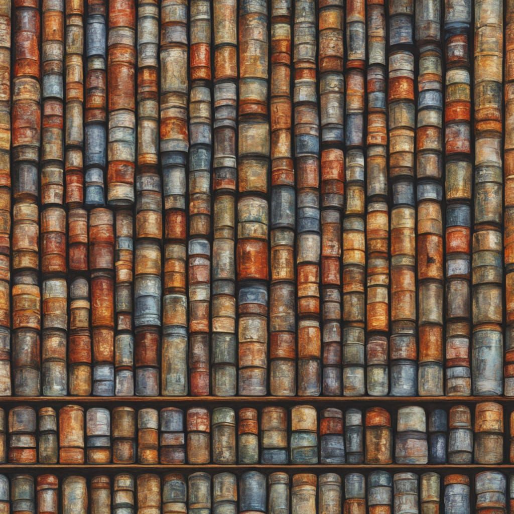 A Million Fuses Blaze Overhead in Gouache Style