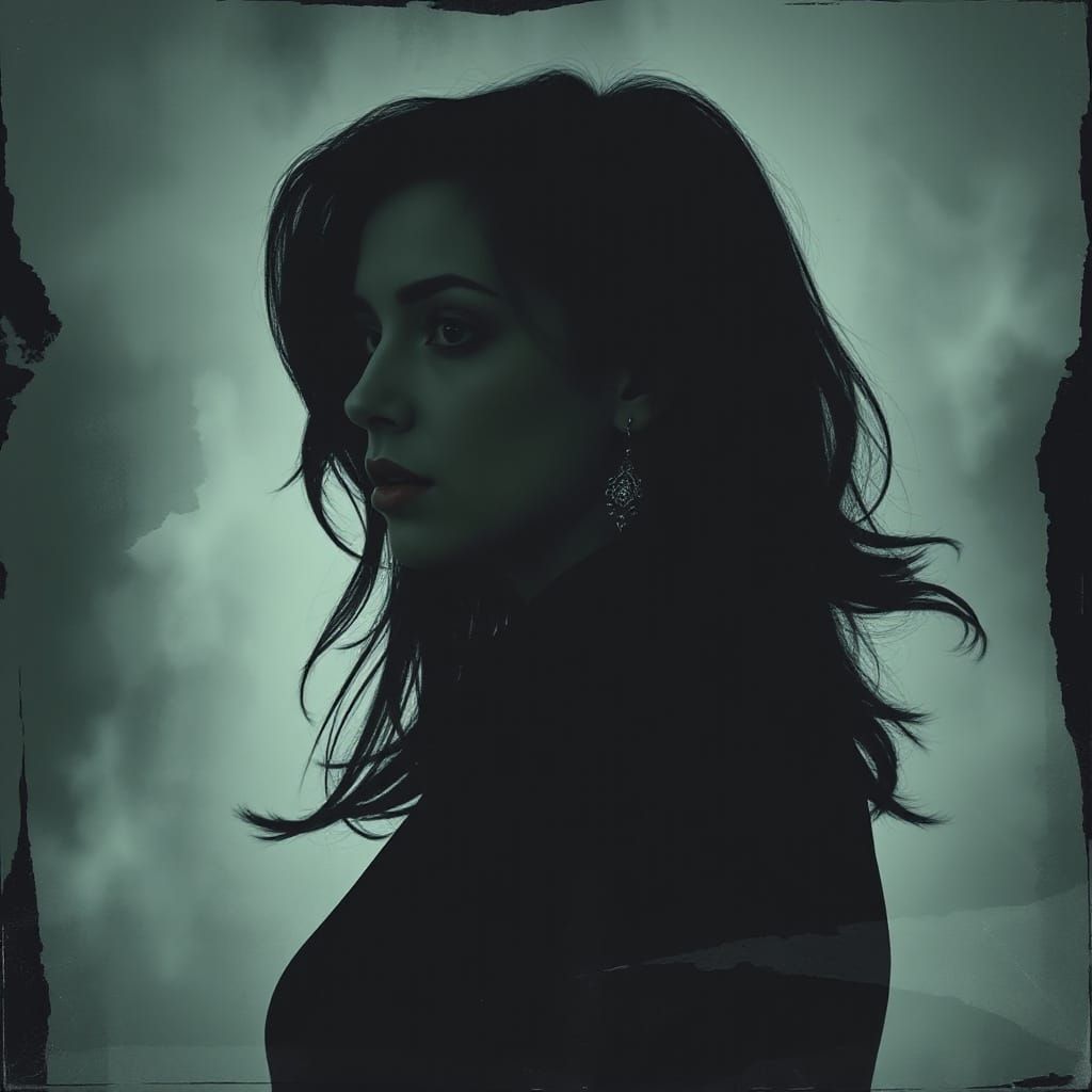 Double Exposure Silhouette