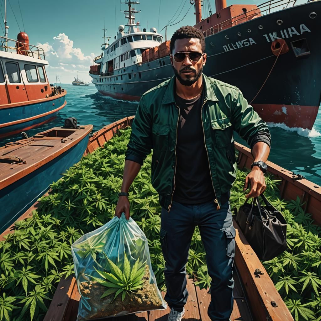 Thrilling Sea Chase Music Single Cover Art