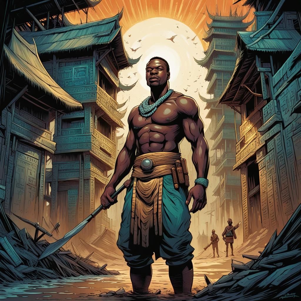 Ben Builds Benin: Surreal Comic Book Art