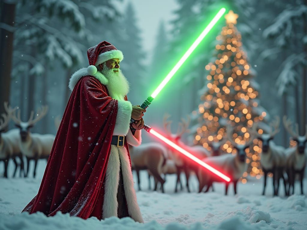 Christmas, inspired by George Lucas