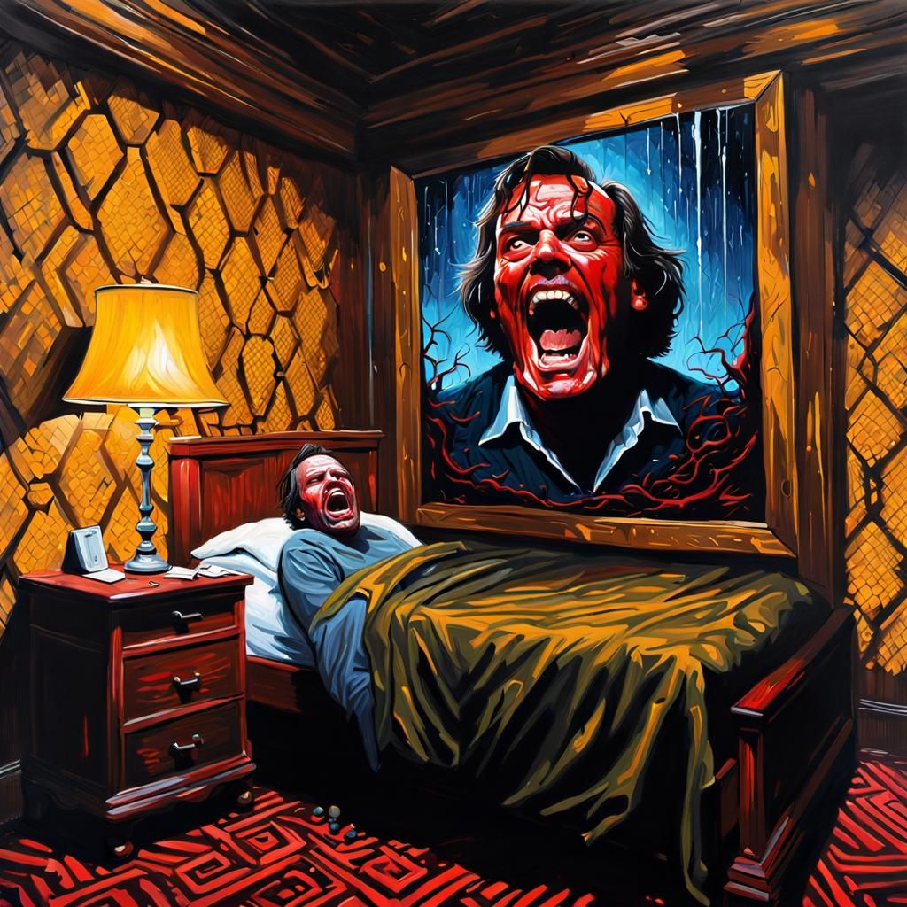 Sinister Wasp Hive in the Overlook Hotel