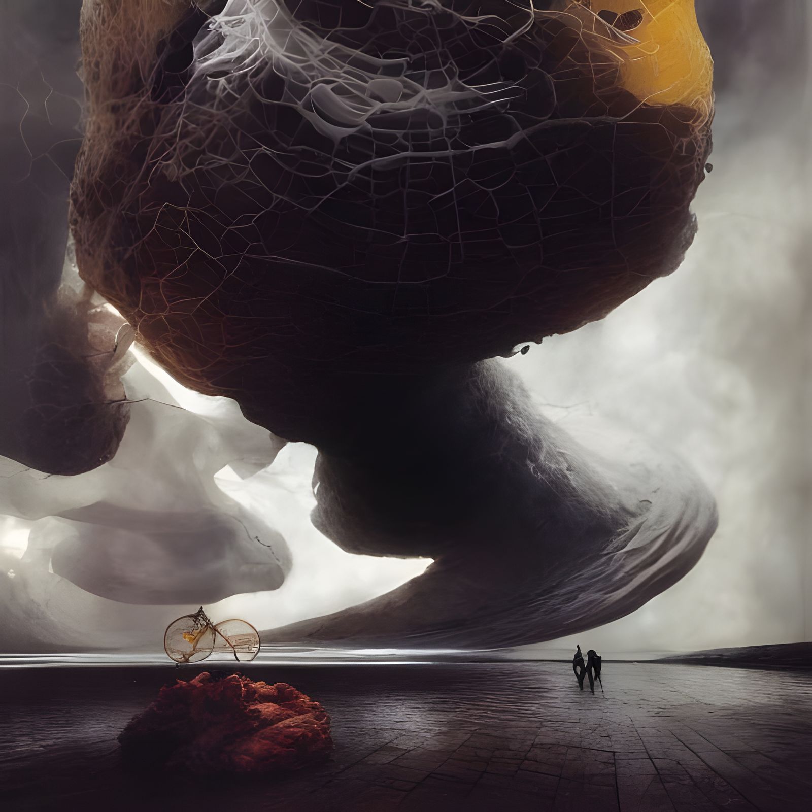 Cycles Ring Earth in Hyperrealist Masterpiece Painting