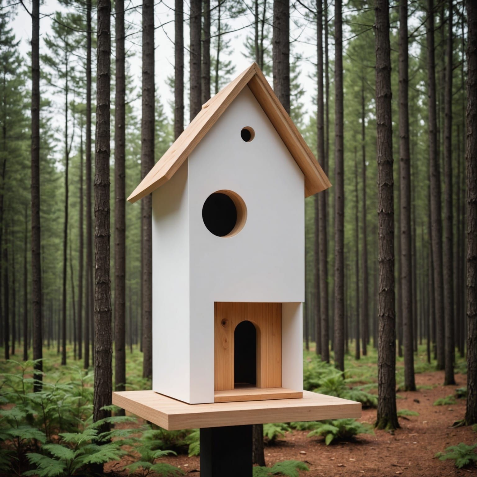 Minimalist Architecture Birdhouse Design