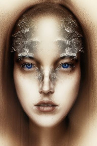 Detailed Portrait of Two Women in Digital Illustration