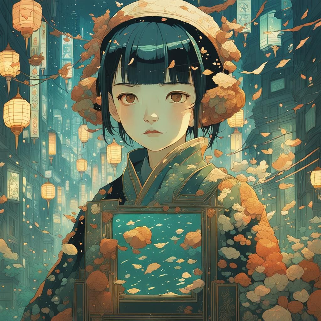 Detailed Anime Art Inspired by WLOP in 8k