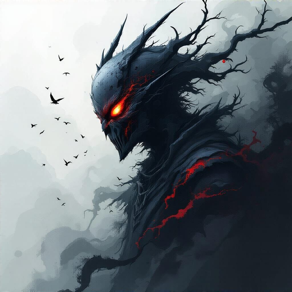 Abstract Grimdark Composition