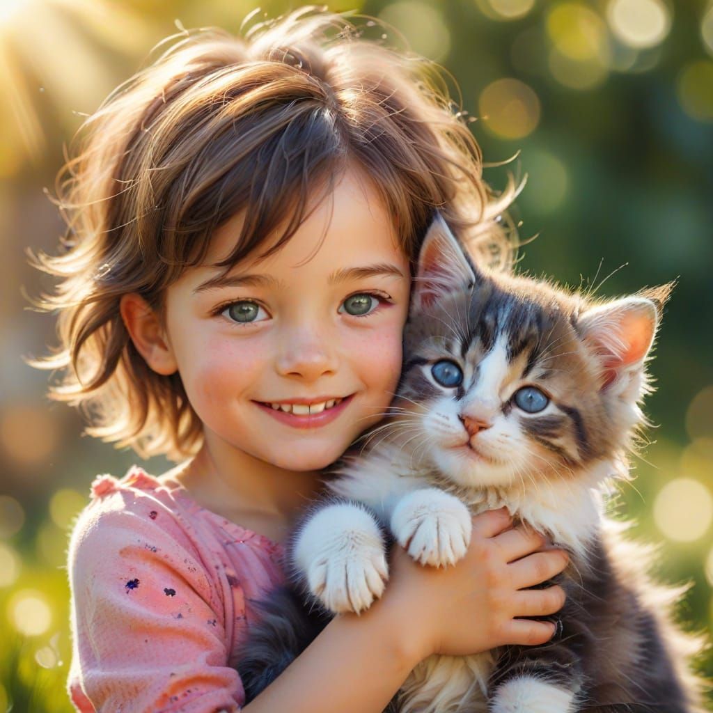 Joyful Whimsy in Vibrant Digital Art