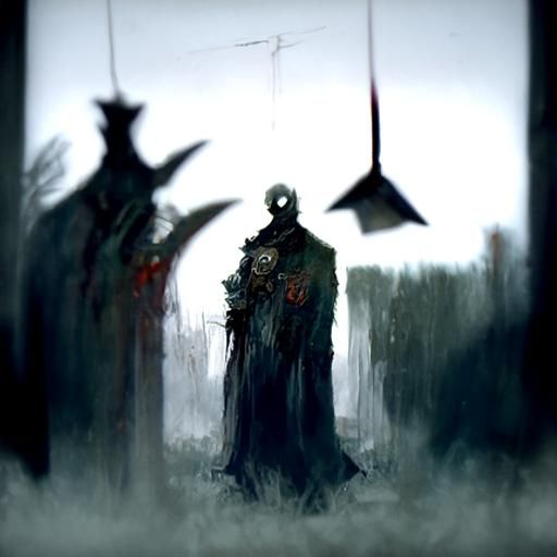 Sinister Clocks in a Dark Fantasy Style