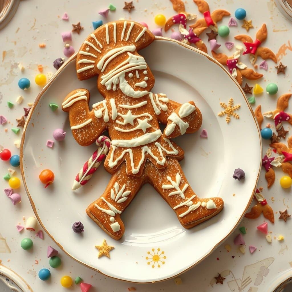 Gladiator Gingerbread 241221B