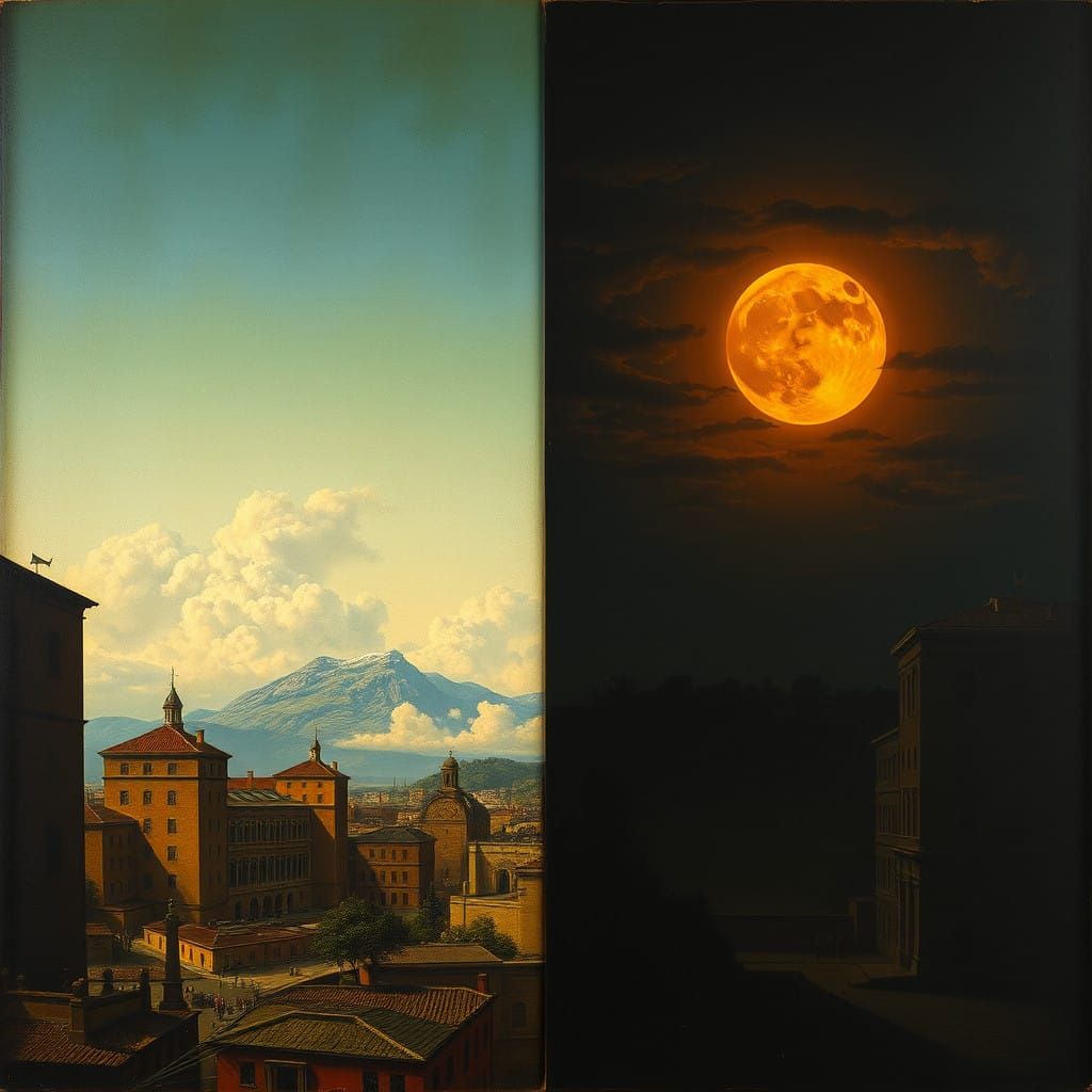 Surreal Split: Day and Night in Tintoretto's Artistic Vein