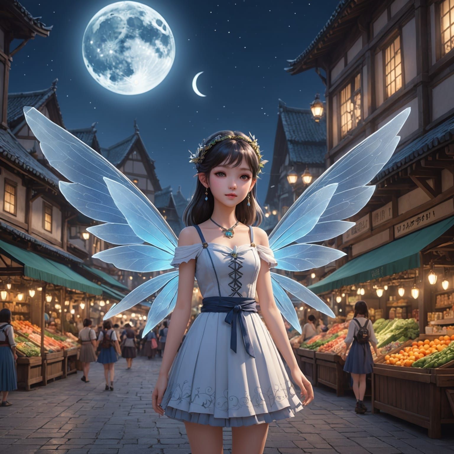 Moon Fairies in Enchantia Marketplace: Anime Art