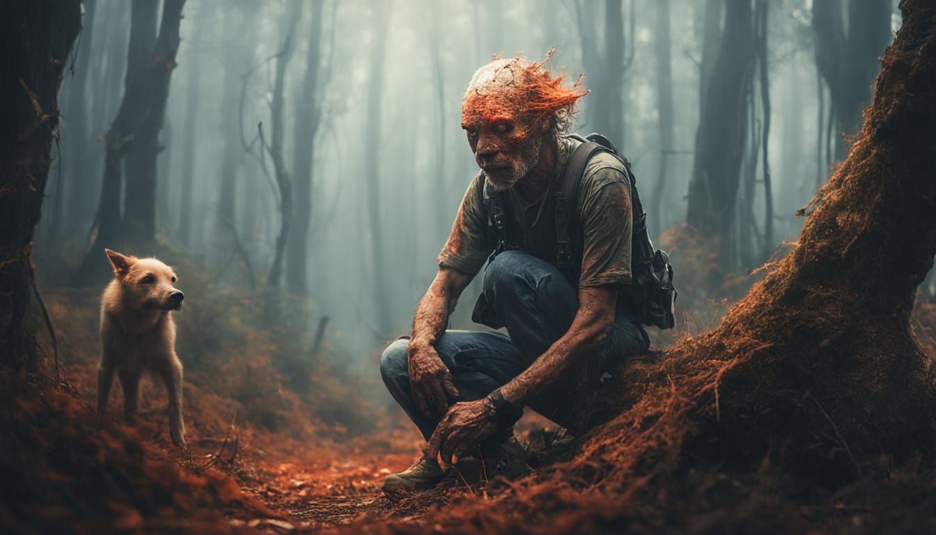 Portraits of Enigmatic Forest Beings in Ethereal Light