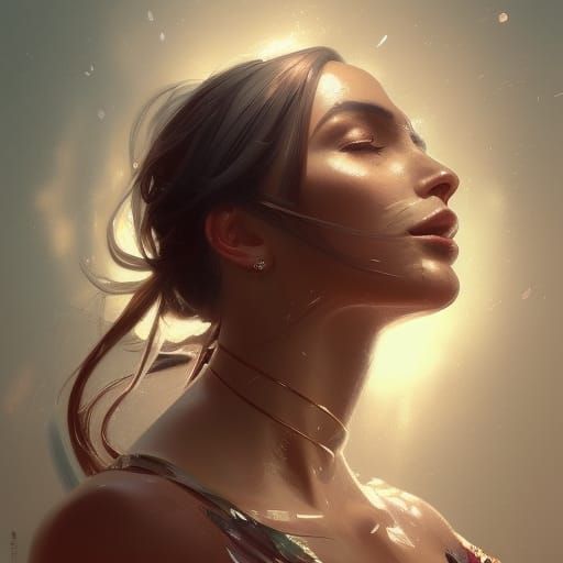 Detailed Portrait of a Spanish Woman in Artstation Style