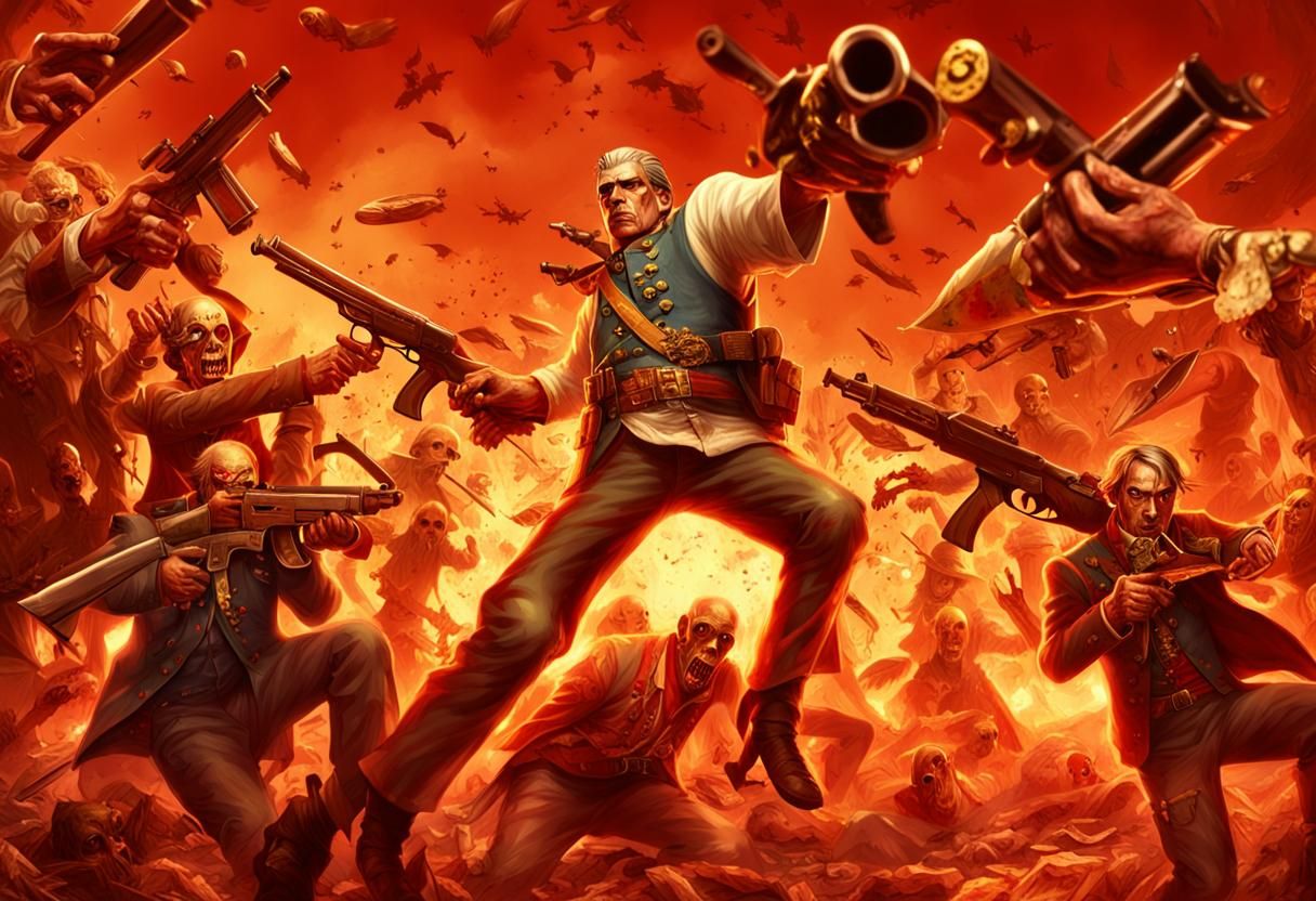 Captain Cook vs. Zombies: Hyperrealistic Cinematic Battle