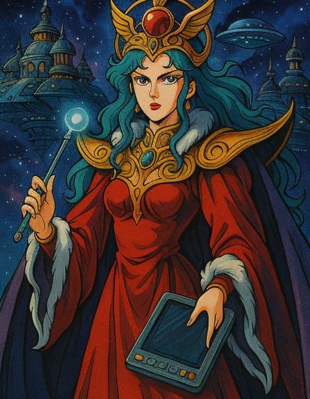 Science Enchantress from a Baroque Alien Empire