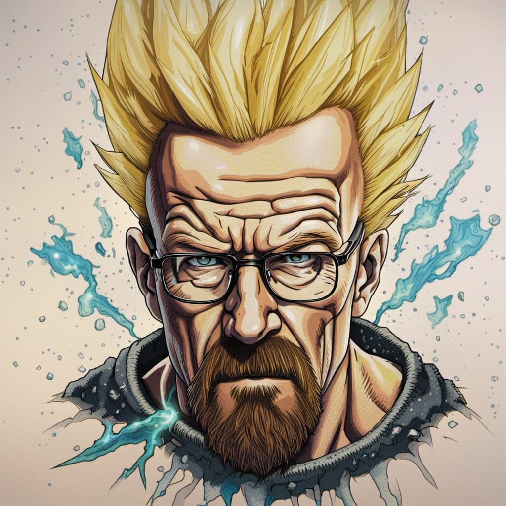 Super Saiyan Walter White Transformation